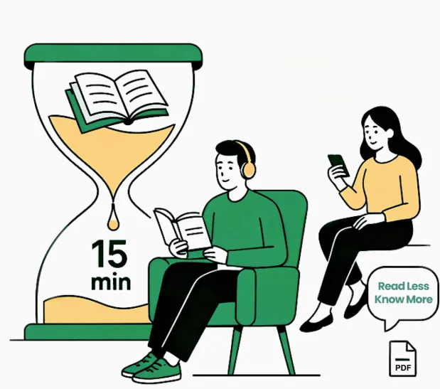 Book summary illustration