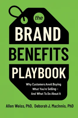 The Brand Benefits Playbook cover