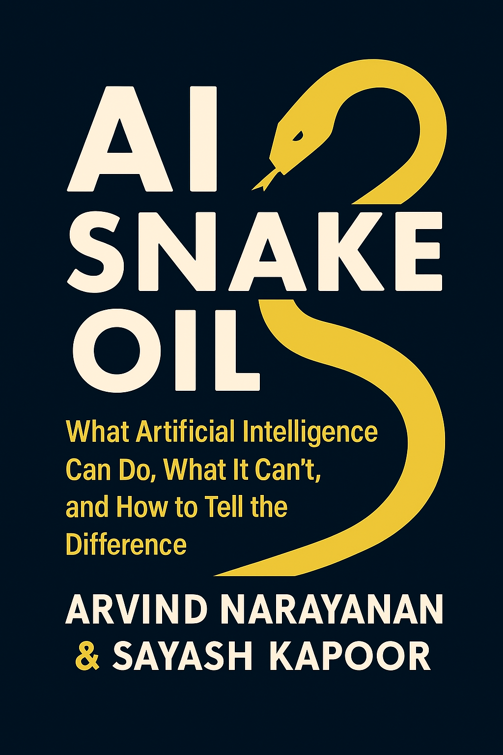 AI Snake Oil Cover