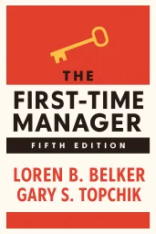 The First-Time Manager cover